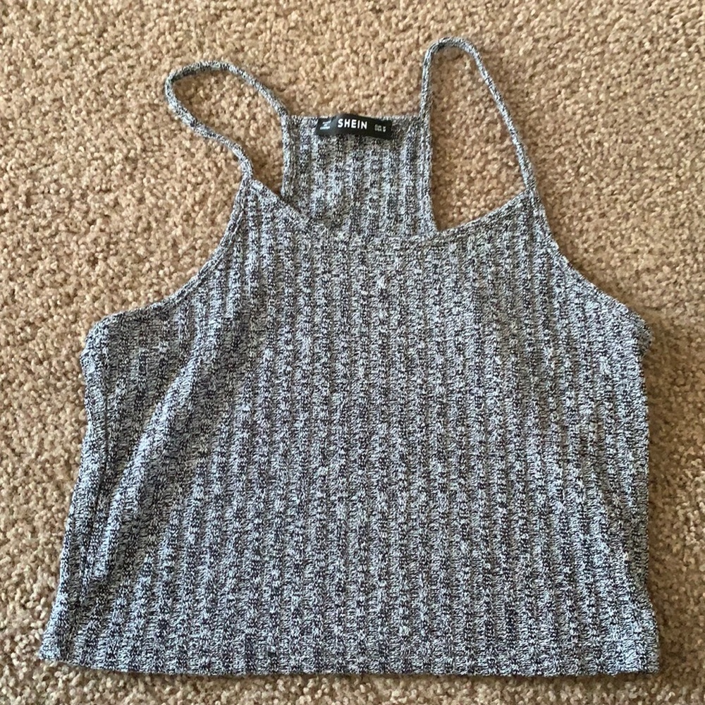 SHEIN ribbed crop top